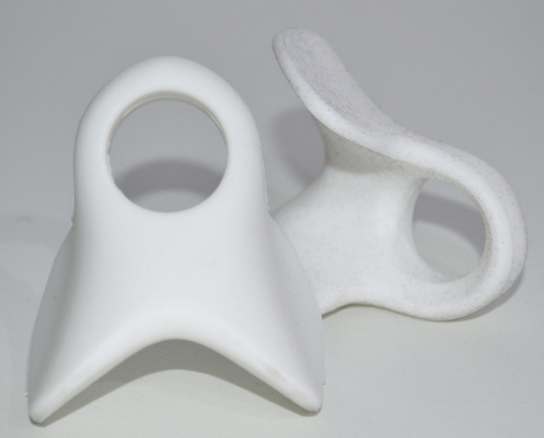 Grips/ ñameadores de doble orejas Blanco