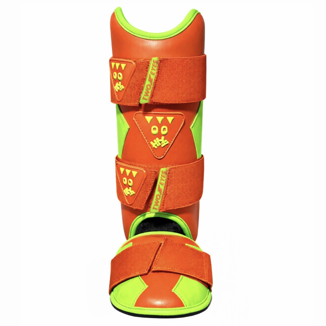Tobilleras/ Leg guard halloween {CHILD} Blowman - - Naranja con Verde